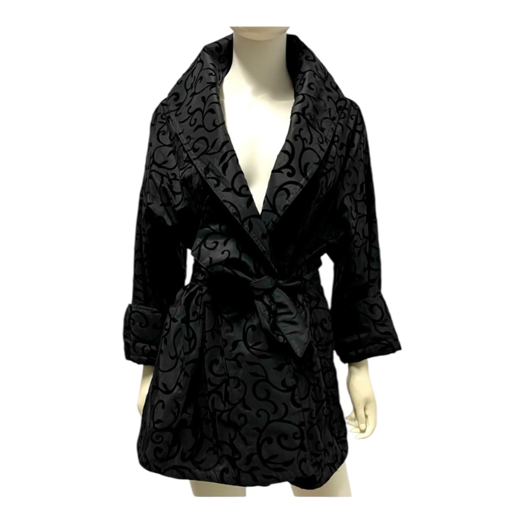Mycra Pac Black Trench Coat